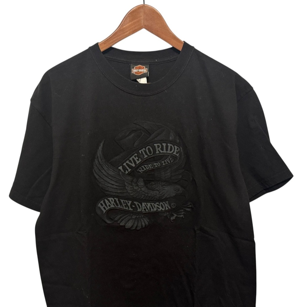 🏍️ Vintage Harley Davidson T-Shirt Made in USA size L - Picture 2 of 5